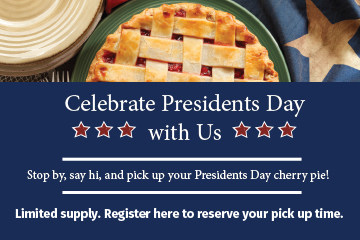 Event: Presidents Day Pie Pick-Up illustration