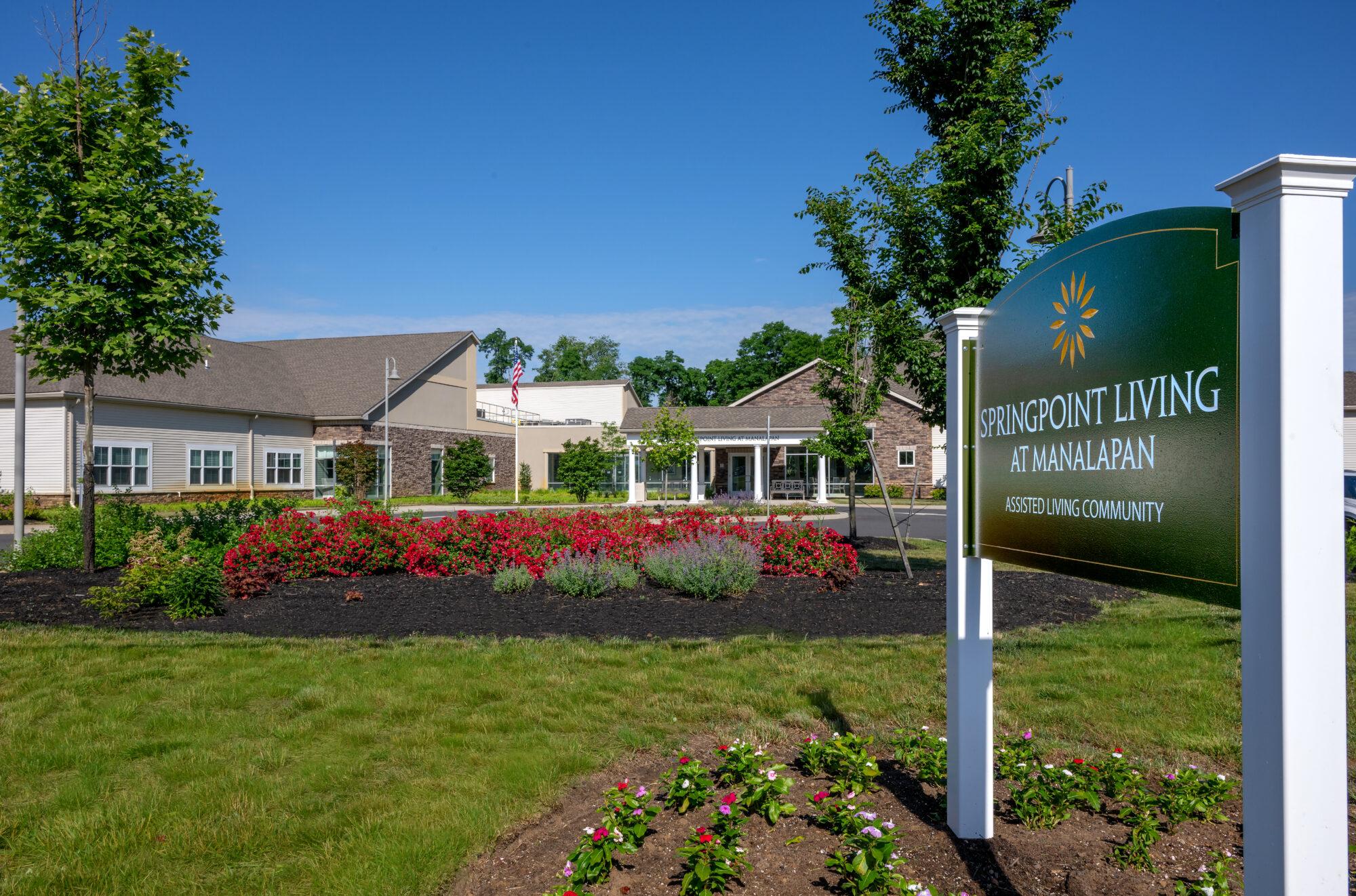 Manalapan front entrance sign